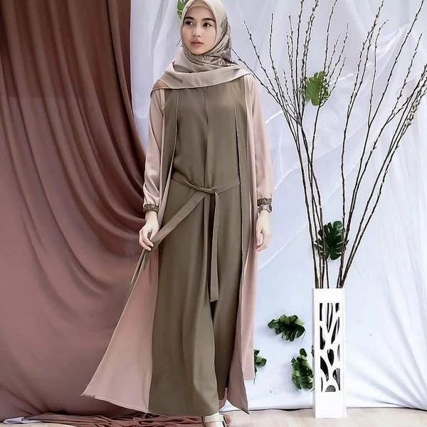 35 Terbaik Untuk Model Baju Gamis Ala Zaskia Adya Mecca - Model gamis zaskia mecca terbaru