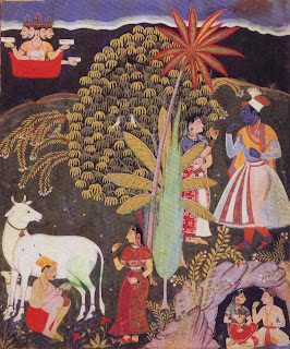 Krishna and Radha Meet in the Woods at Night