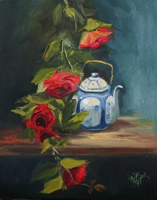 famous paintings of roses. quot;Tea and Rosesquot;