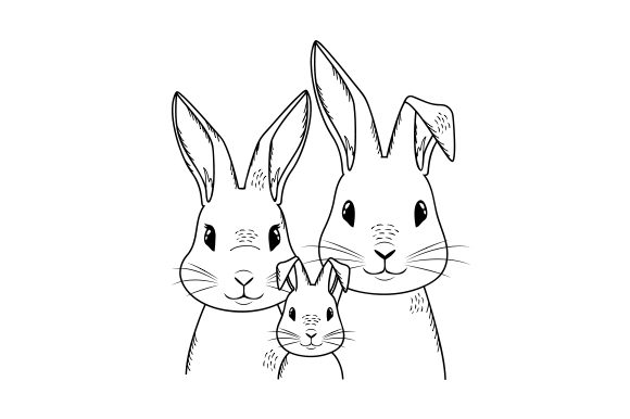Rabbit Family Portrait