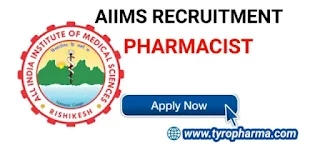 Latest Govt Pharmacist Jobs in AIIMS Recruitment 2020