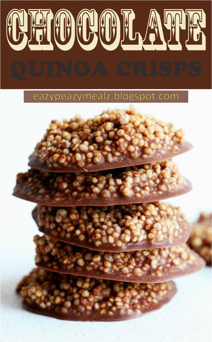 If you like chocolate crunch bars, these healthy Chocolate Quinoa Crisps will be your new best friend! They’re vegan, no bake, and SO FUN to eat!