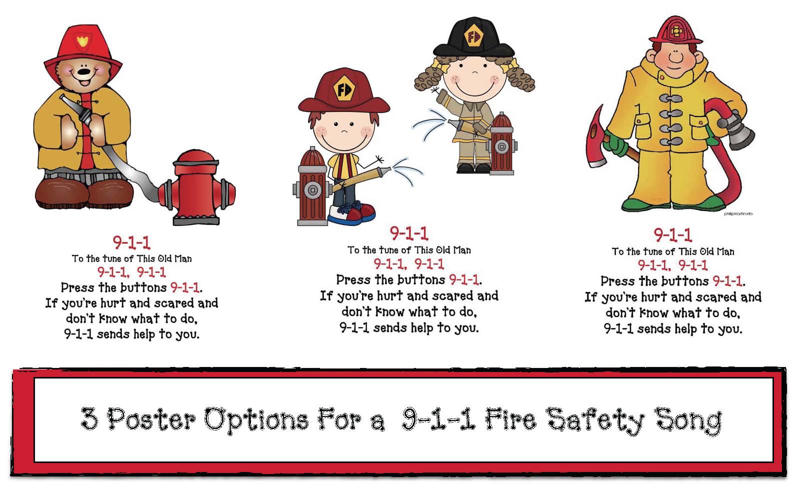 911 Fire Safety Songs - Classroom Freebies