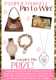 Pin it to Win it - Pamper Yourself! You pick the prize!