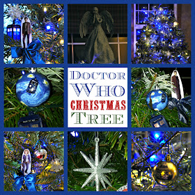 Doctor Who Christmas Tree with Weeping Angel Topper!