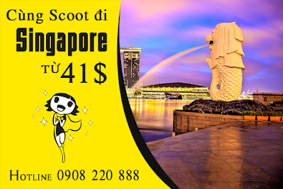 Vé máy bay Scoot đi Singapore tháng 10