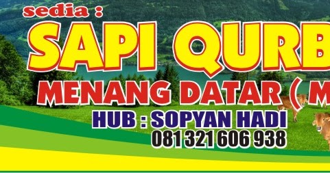 Download Contoh Spanduk Jual Hewan Qurban cdr KARYAKU