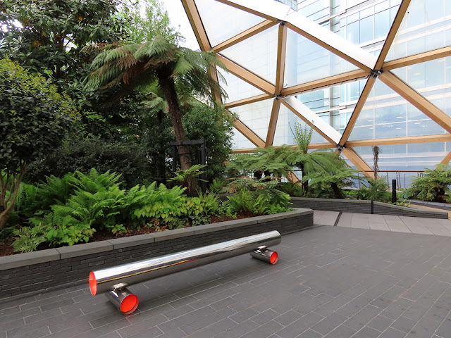 Tube by Alexander Taylor, Crossrail Place Roof Garden, Crossrail Place, Canary Wharf, London