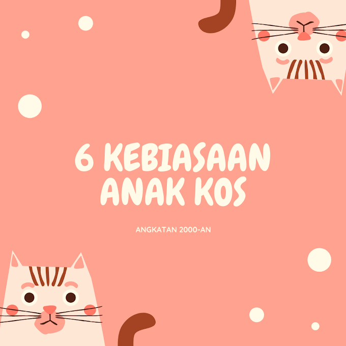 kebiasaan anak kos