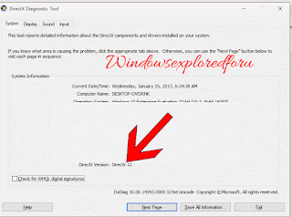Find Directx version in Windows 10 -How to check or find directx version in Windows 10 PC [guide]