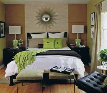 just love this bedroom. Again, the use of a white back drop and 