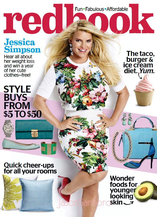 Magazine Photoshoot : Jessica Simpson Photoshot For Redbook Magazine February 2014 Issue 