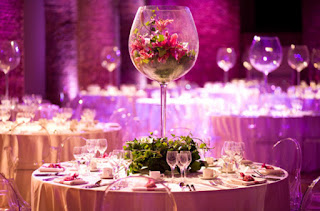 wedding reception table decoration