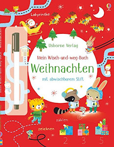 Mein Wisch-und-weg-Buch: Weihnachten: mit abwischbarem Stift