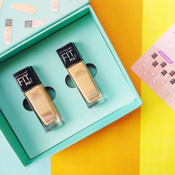 Review Maybelline Fit Me Foundation (Matte+Porless & Dewy+Smooth) 