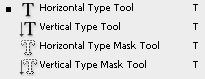 fungsi dan cara menggunakan type tool dan type mask tool di photoshop