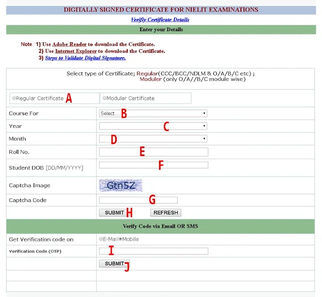 NIELIT CCC Certificate Download in Hindi (Step-by-Step)