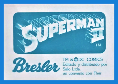 1980 Fher & Salo Ltda. - Superman II - Bresler Card