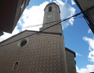 GR-7 MONT-RAL A LA RIBA,església de Sant Nicolau al poble de La Riba (Alt Camp)