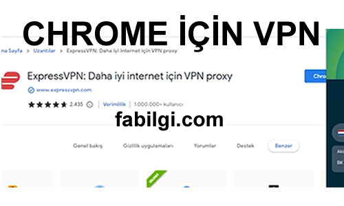 Chrome Tarayıcı İçin En İyi VPN Uygulaması ExpressVPN İndir 2023