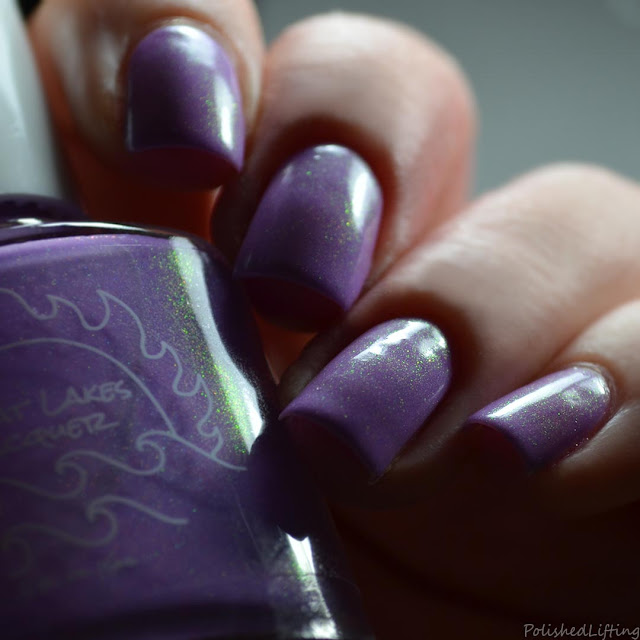 purple nail polish