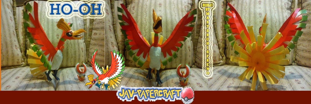 Pokemon Ho-Oh Papercraft