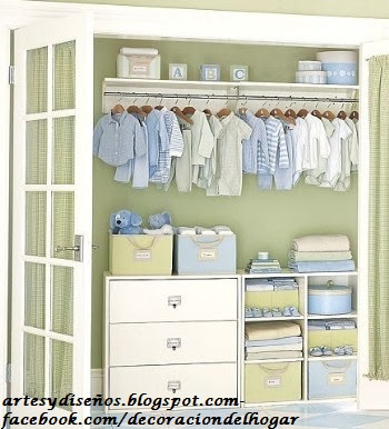 DISEÑOS DE CLOSET PARA BEBES by artesydisenos.blogspot.com