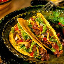 Receta de tacos con carne de Soya