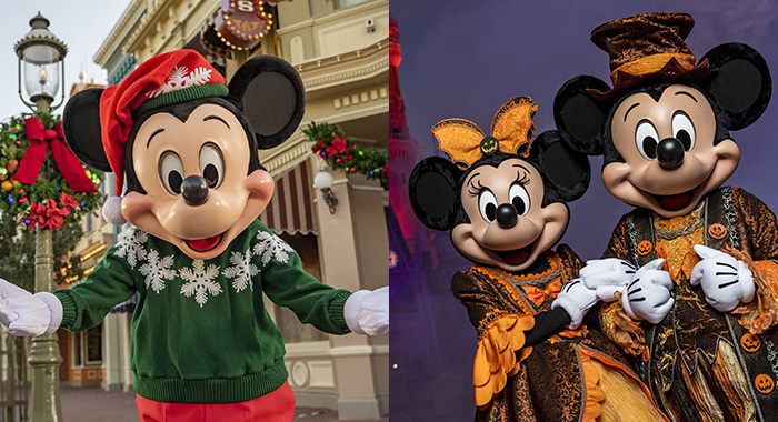 Halloween y Navidad en Disney