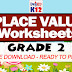 PLACE VALUE WORKSHEETS for GRADE 2 (Free Download)