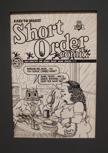 Art Spiegelman's CO-MIX: A Retrospective at the Art Gallery of Ontario in Toronto, artmatters, culture, graphic novels, The New Yorker, Maus, Comic books, drawings, pulitzer prize, ontario, canada, the purple scarf, melanie.ps, AGO, cover, short order cook, no.1, 1972