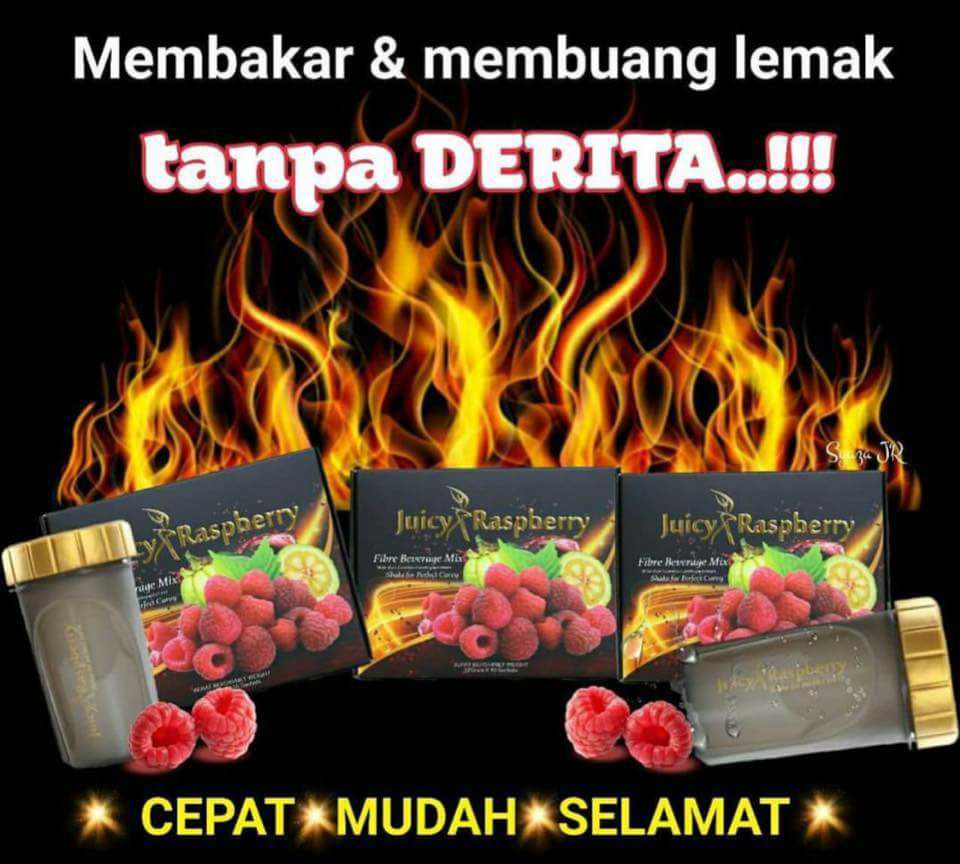 JUICY RASPBERRY : JUS KURUS PALING BERKESAN