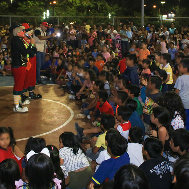 En jornada de “Bienestar en tu Colonia” festejan a menores de Ciudad Caucel