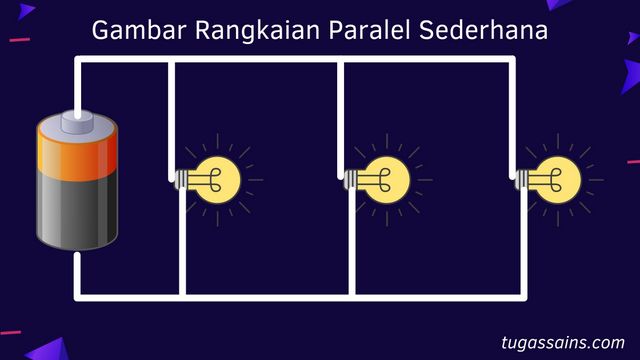 Gambar Rangkaian Paralel Sederhana