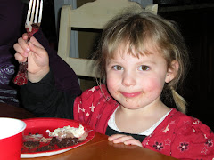 Bre eating cake