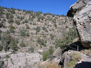 Steep slopes of Walnut Canyon