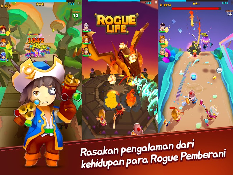 Rogue Life with BBM - VER. 1.1.0 (God Mode - 1 Hit Kill - VIP 15 Enabled) MOD APK