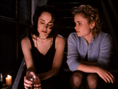 Mia and Danni have a heart to heart about their relationship in Love and Other Catastrophes (1996)  Movie