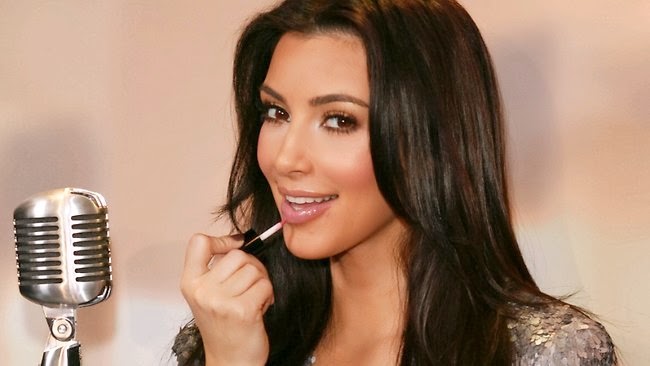 kim kardashian beautiful face