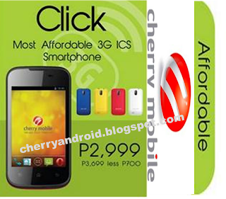 Cherry Mobile Click Specs