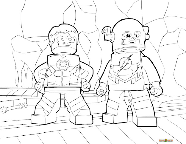 Lego Batman  Beyond Gotham Coloring Pages