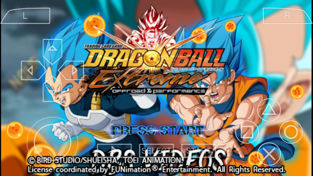 DRAGON BALL EXTREME PPSSPP ANDROID