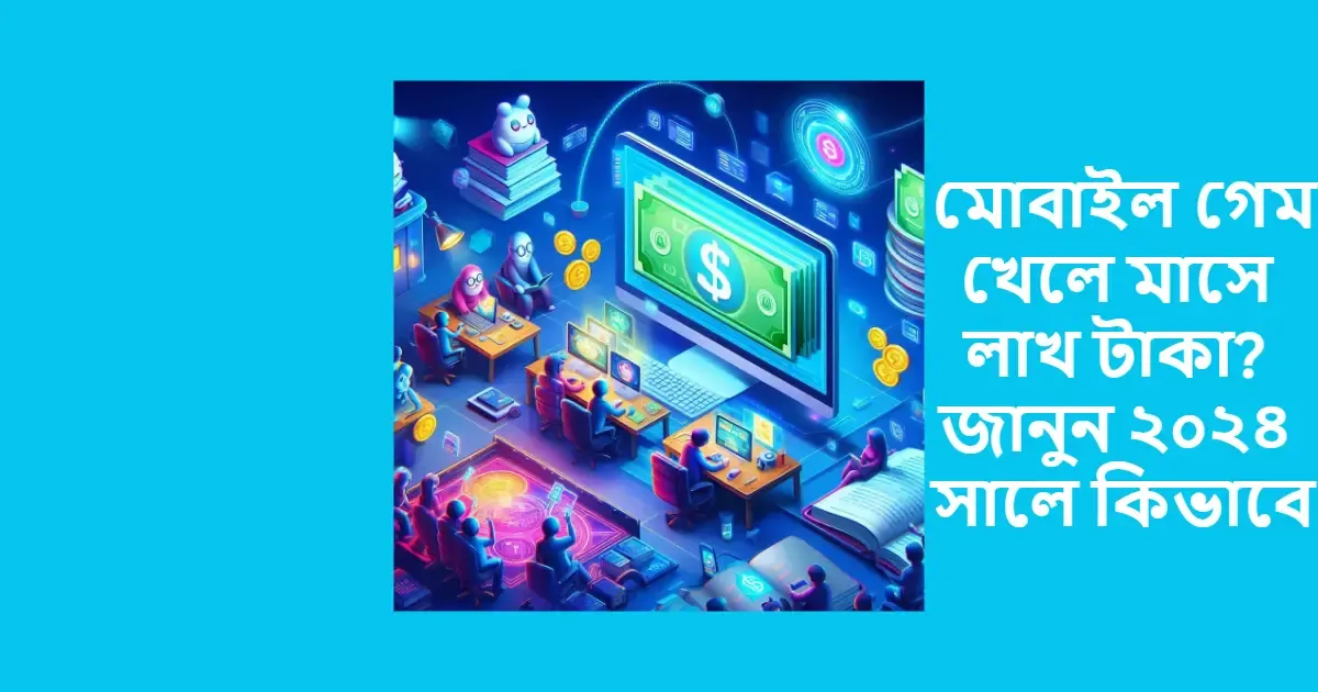 মোবাইল গেম খেলে মাসে লাখ টাকা জানুন ২০২৪ সালে কিভাবে