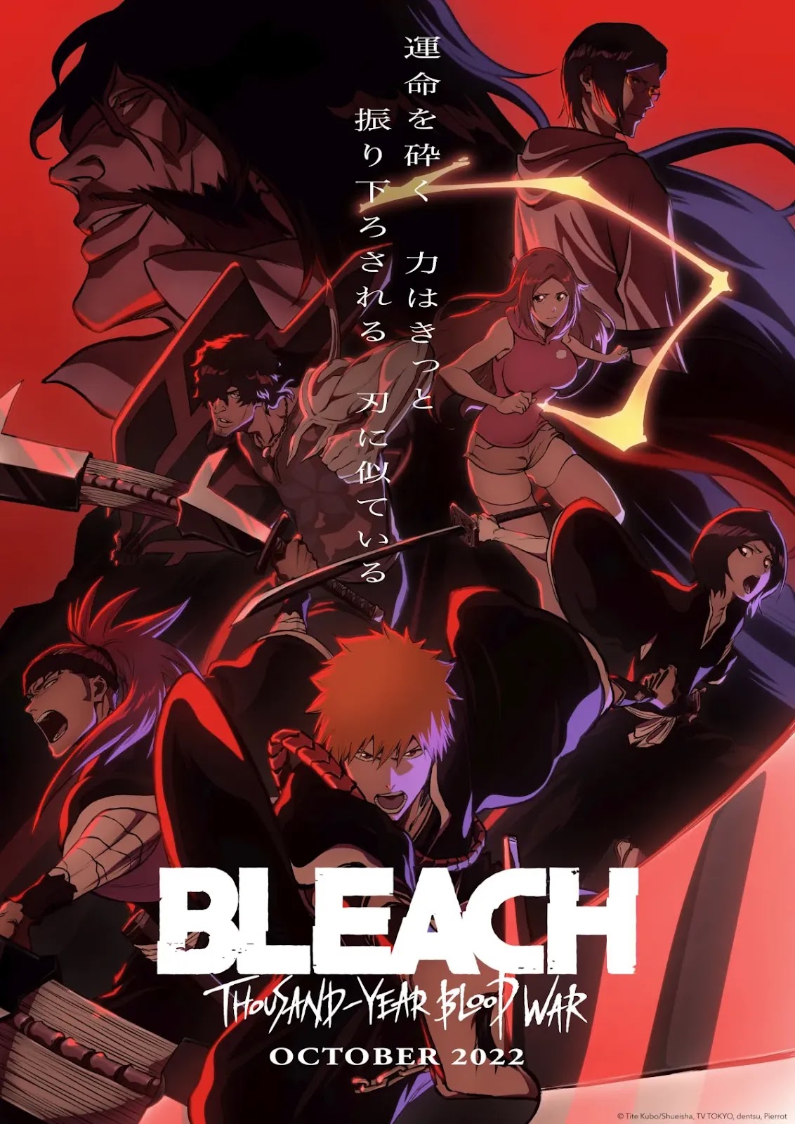 Plakat anime Bleach: Sennen Kessen-hen