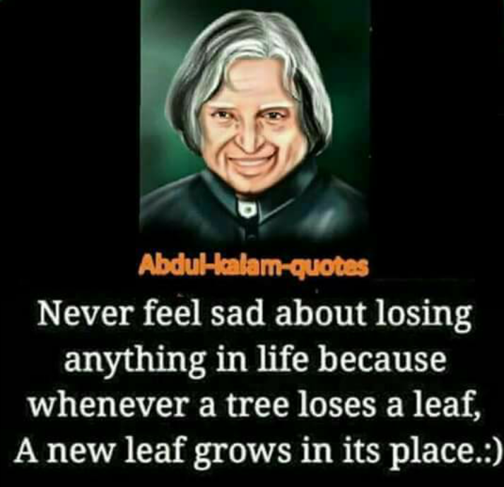 Positive Quotes By Abdul Kalam