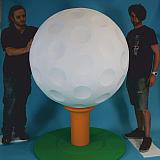 bola de golfe gigante