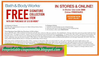 Free Printable Bath And Body Works Coupons