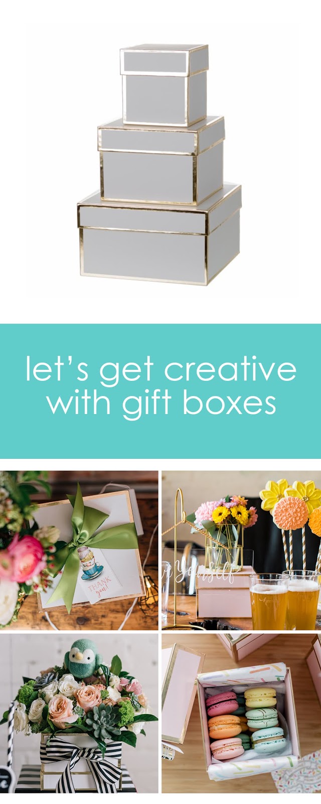 Get creative with Queen West gift boxes. Use them for more than just gift giving. Exclusive packaging products from Creative Bag. 