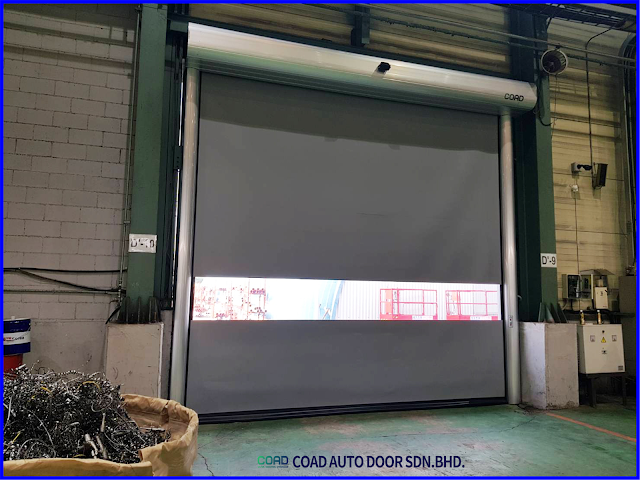 COAD, High Speed Door, INDONESIA, INDUSTRIAL DOOR, JAPAN, KOREA, MALAYSIA, Pintu Berkelajuan Tinggi, pintu pvc, PVC Roller Shutter Door, THAILAND, VIETNAM, シート製高速シャッター