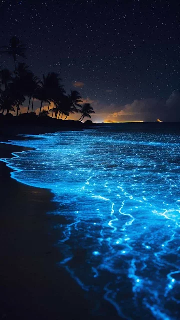 Ocean Night Glow Mobile Wallpaper 4K is free mobile wallpaper. First of all this fantastic wallpaper can be used for Apple iPhone and Samsung smartphone.